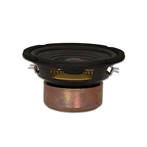 Goldwood Sound Dual Voice Coil 6.5' Replacement Speaker Woofer Black (GW-406D)