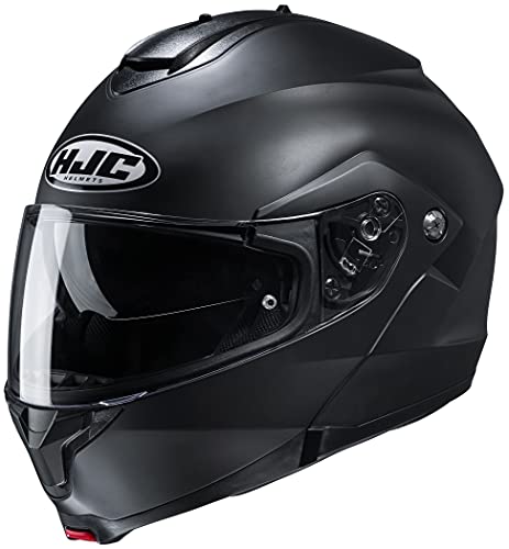 HJC Helmets C91 Helmet (XXXXX-Large) (SEMI-Flat Black)