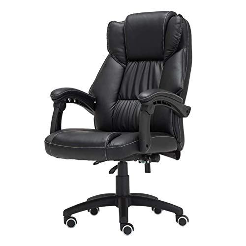 Boss Chair Ergonomic Office Chair Leather Computer Gaming Chairs - Adjustable Built-in Lumbar Support and Tilt Angle High Back Executive Computer Desk Chair for Office Workers Students