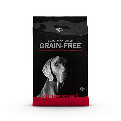 Diamond Naturals Grain Free Real Meat Recipe Premium Dry Dog Food With Real Pasture Raised Beef 28Lb