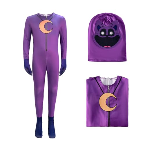 BPIAUO CatNap Cosplay Costume Bobby bearhug Bodysuit Smiling Critters Jumpsuit with Mask