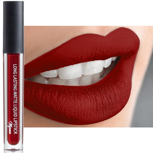 Mynena Red Matte Lipstick Long Lasting Smudge Proof Waterproof Lightweight for High Comfort All-Day Wear Vegan Talc-Free Paraben-Free Cruelty-Free Lip Stain | Elle