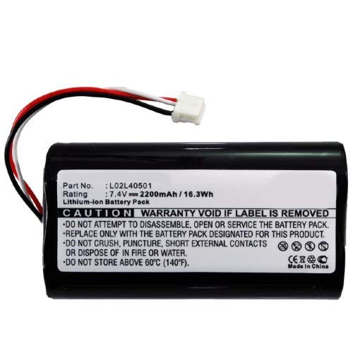 Synergy Digital Speaker Battery, Compatible with Polycom SoundStation 2W EX Speaker, (Li-ion, 7.4V, 2200mAh) Ultra High Capacity, Replacement for Polycom 2200-07803-001, L02L40501 Battery