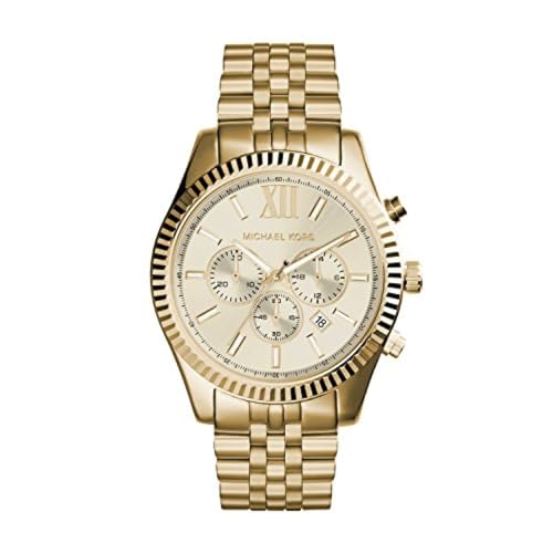 Michael Kors Lexington Chronograph Gold-Tone Stainless Steel Men's Watch (Model: MK8281)