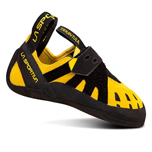 La Sportiva Tarantula Kids Rock Climbing Shoes, Yellow/Black, 13