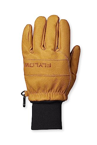 Flylow Ridge Synthetic Insulated Waterproof Ski & Snowboard 5-Finger Glove - Natural - X-Large