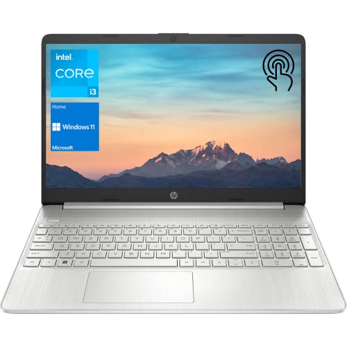 HP Notebook Laptop, 15.6' HD Touchscreen, Intel Core i3-1115G4 Processor, 32GB RAM, 1TB PCIe SSD, Webcam, Type-C, HDMI, SD Card Reader, Wi-Fi, Windows 11 Home, Silver