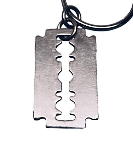 Trilogy Jewelry Pewter Faux Razor Blade Keychain/Key Ring