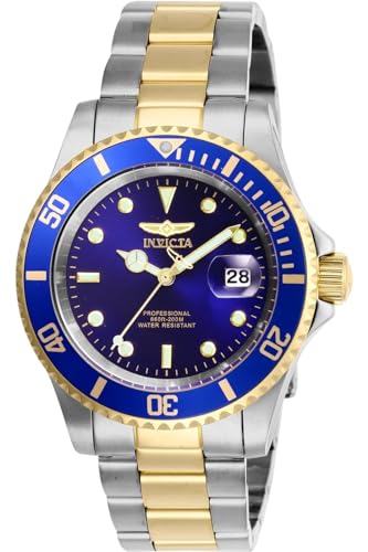 Invicta Men's Pro Diver Quartz Watch with Stainless Steel Strap, Two Tone, 20 (Model: 26972)