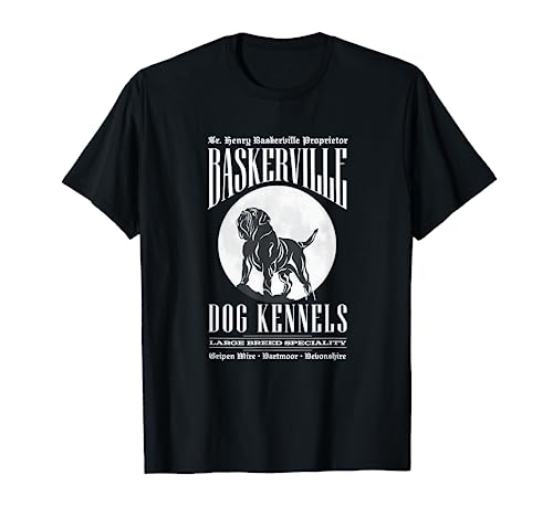 Baskerville Kennels - Sherlock Holmes Design T-Shirt