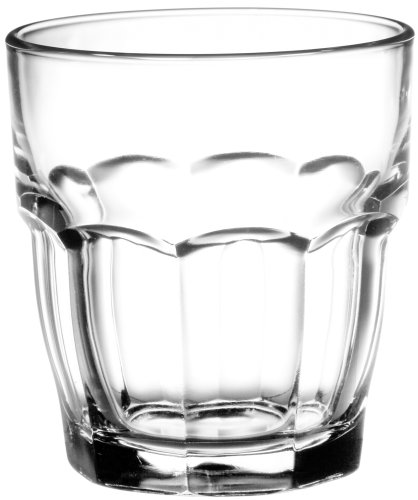 Bormioli Rocco Rock Bar Stackable Rocks Glasses, Set of 6, 9 1/4oz.