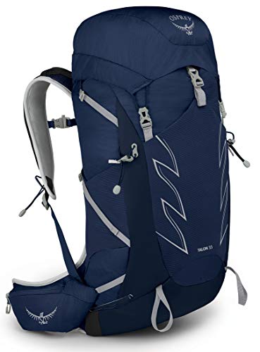 Osprey Talon 33L Men's Hiking Backpack with Hipbelt, Ceramic Blue, L/XL