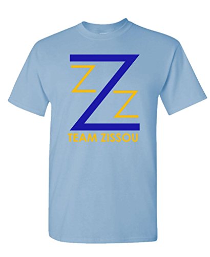 Team Zissou - Intern Aquatic Movie Comedy - Mens Cotton T-Shirt, M, Lt Blue