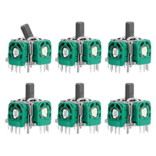 EEEKit Replacement Joystick Analog Stick, 6-Pack 3D Analog Joystick Thumbstick, Joystick Axis Analog Sensor Module for Xbox One Controller Xbox Elite Wireless Controller