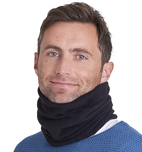 Tough Headwear Neck Warmer - Fleece Neck Gaiter, Winter Face Cover & Ski Scarf - Neck Cover for Men & Women for Cold Weather
