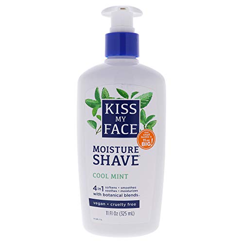 KISS MY FACE Cool Mint Moisture Shave, 11 FZ