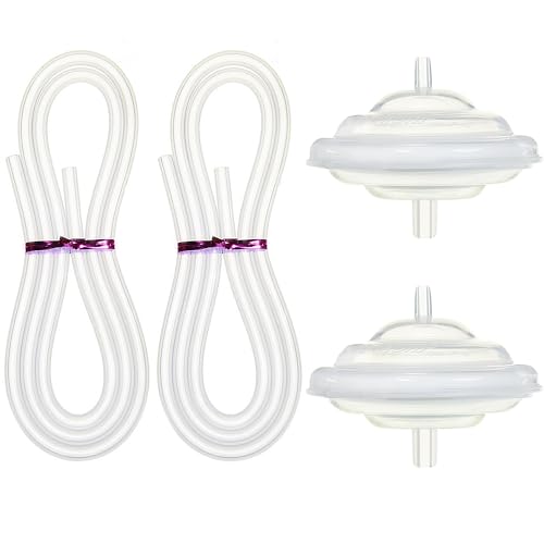 PumpMom Backflow Protector and Tubing, Replacement Breast Pump Parts for Spectra S1 Spectra S2 Spectra 9 Plus (Not Original Spectra S2 Accessories)