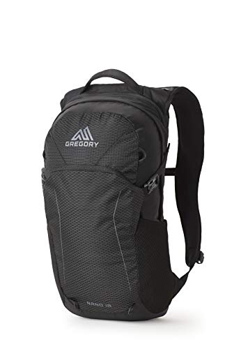 Gregory Mountain Products Nano 18 Everyday Outdoor Backpack, obsidian black, one size