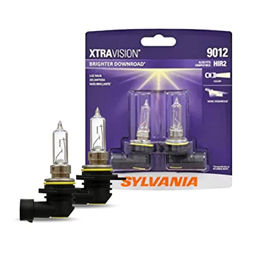 SYLVANIA - 9012 XtraVision - High Performance Halogen Headlight Bulb, High Beam, Low Beam and Fog Replacement Bulb (Contains 2 Bulbs)