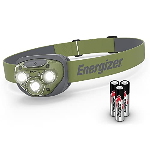 Energizer LED Headlamp Pro260, Rugged IPX4 Water Resistant Head Light, Ultra Bright Headlamps for Running, Camping, Outdoor, Storm Power Outage (Batteries Included)