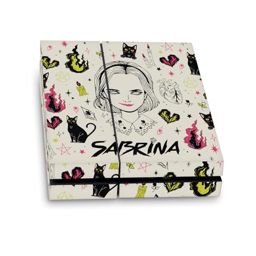 Head Case Designs Officially Licensed Chilling Adventures of Sabrina Pattern Illustration Graphics Vinyl Sticker Gaming Skin Decal Cover Compatible with Sony Playstation 4 PS4 Console