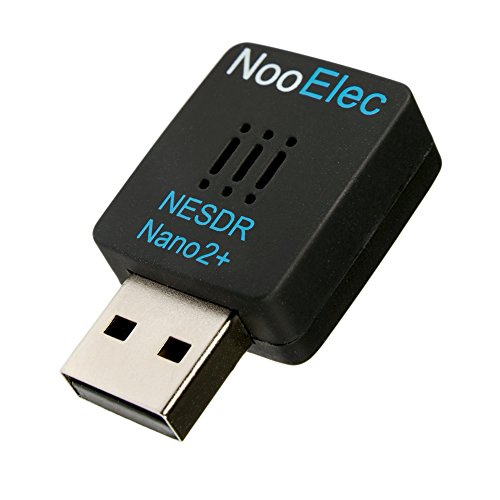 NESDR Nano 2 Plus - Tiny Black RTL-SDR USB Set (RTL2832U & R820T2) with Ultra-Low Phase Noise 0.5PPM TCXO, MCX Antenna