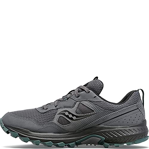 Saucony Men's Excursion TR16 Gore-Tex Trail Running Shoe, Shadow/Forest, 12