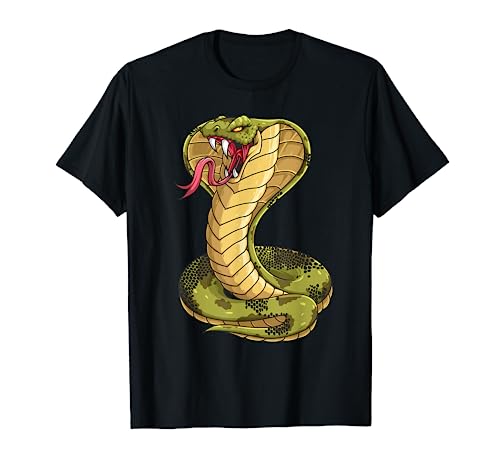 Funny Cobra Design For Men Women Kids King Snake Cobra Lover T-Shirt