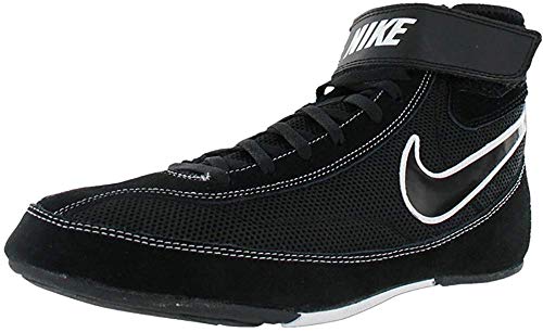 Nike Mens Speedsweep VII Wrestling Shoe Black/White/Black Size 8