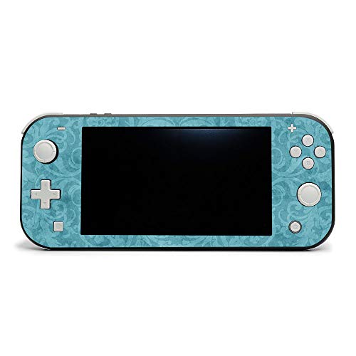 MightySkins Skin Compatible with Nintendo Switch Lite - Baby Blue Jacquard | Protective, Durable, and Unique Vinyl Decal Wrap Cover | Easy to Apply, Remove, and Change Styles | Made in The USA