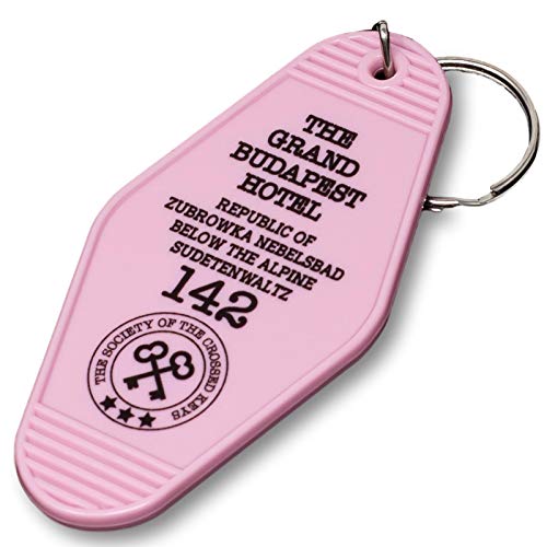 Chillkat Vintage Hotel Motel Keychain (The Grand Budapest Hotel Pink)