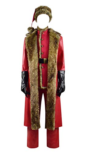 Very Last Shop Hot Comedy Movie The Xmas Chronicles Santa Claus Costume (X-Large, Red-Full Set)
