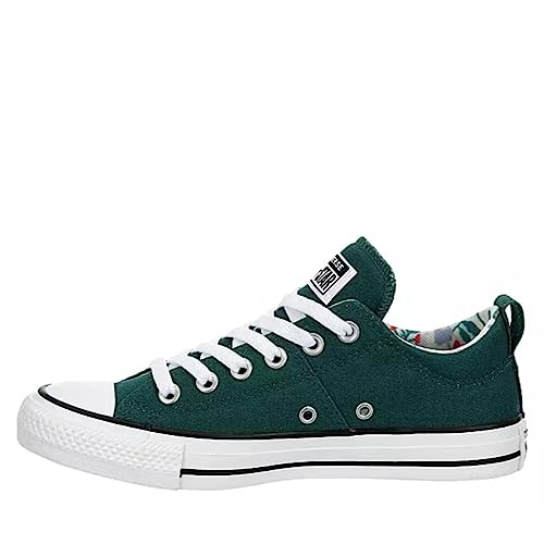 Converse Unisex Chuck Taylor All Star Madison Ox Canvas Sneaker - Lace up Closure Style - Dragon Scale/Dark Green 11