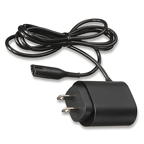 Braun - Replacement Wall Charger for Braun Shavers Series 1 3 5 7 9 - Part-No.: 81719643 - Type/Tipo 492-5214/492-5217 - 12V 400mA Wall Power Adapter (Type 492-5214, Black)