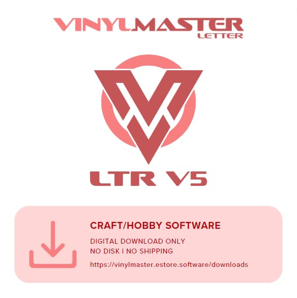 Entry Level Edition Graphic Design Print and Cut Software for PC VinylMaster LTR (No Disk)