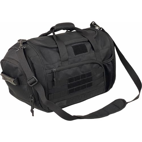 APRILBAY AB Tactical Series Duffle Bag Gym Travel Hiking & Trekking Sports Bag Hunting & Fishing Bag (Jet Black)