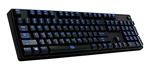 Tt eSPORTS Thermaltake Tt e Sports Poseidon Z Blue Switches with 4-Level Brightness Blue LED Mechanical Gaming Keyboard KB-PIZ-KLBLUS-06