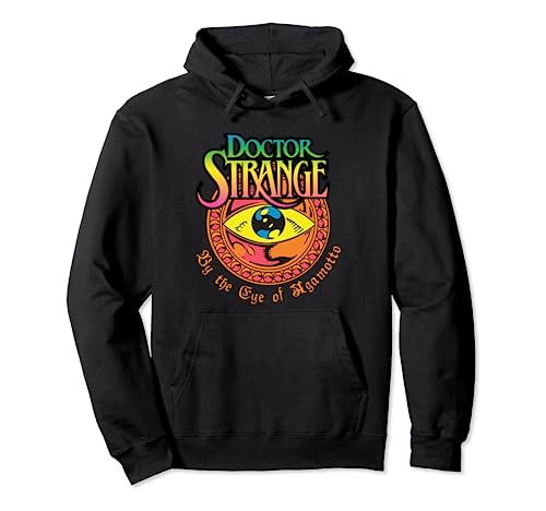 Marvel Comics Retro Classic Dr. Strange Eye Of Agamotto Logo Pullover Hoodie