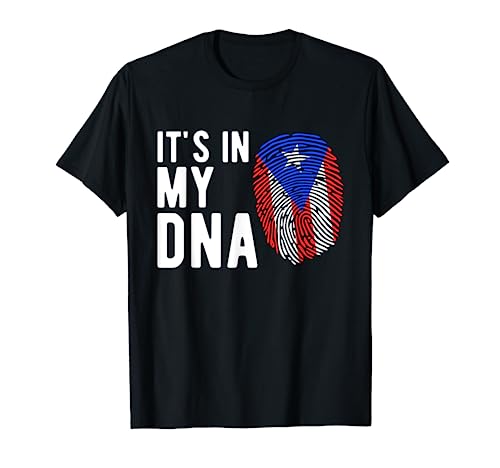 It's in my DNA Puerto Rico Flag Puerto Rican Gift T-Shirt