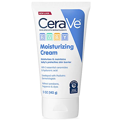 CeraVe Baby Cream | Gentle Moisturizing Cream with Hyaluronic Acid | Paraben, Phthalate, & Fragrance Free | 5 Ounce