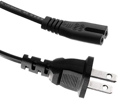 NiceTQ Replacement US 2Prong AC Power Cord Cable for Bose Wave Music System AWRCC1 AM/FM Radio CD Player