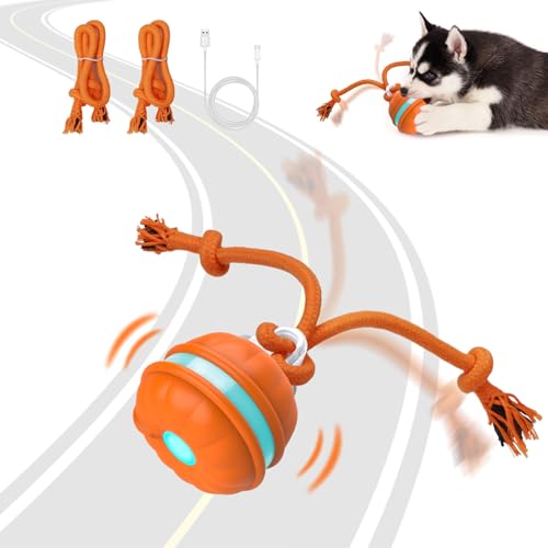 Sofolor Interactive Dog Toys, Motion Activated Dog Ball, Automatic Rolling Ball Toys for Puppy/Small Dogs