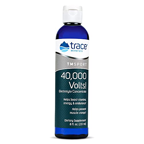 Trace Minerals | 40,000 Volts Liquid Electrolyte Concentrace Drops | Supports Normal Body Hydration and Muscle Function | Ionic Minerals, Magnesium, Potassium | 48 Servings (Pack of 1)