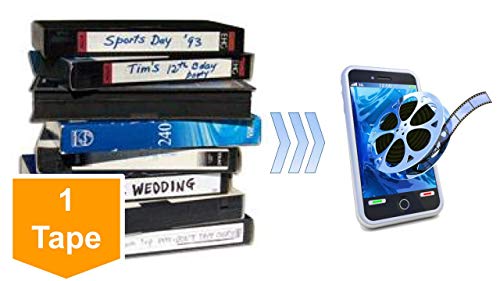 Video Tape Transfer Service, Digitization to MP4 (VHS, VHS-C, Hi8, Video 8, Digital8, 8mm, MiniDV, Beta, Audio) - New Customer Offer