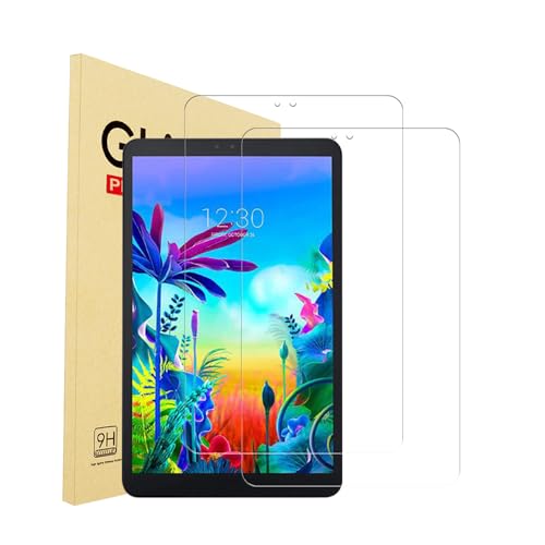 YINOVEEN 2 Pack Tempered Glass Screen Protector for LG G Pad 5 10.1 Inch, for 10.1 inch LG G Pad 5 2019(LM-T600 / LM-T605), 9H Hardness, Touch Pencil Compatible