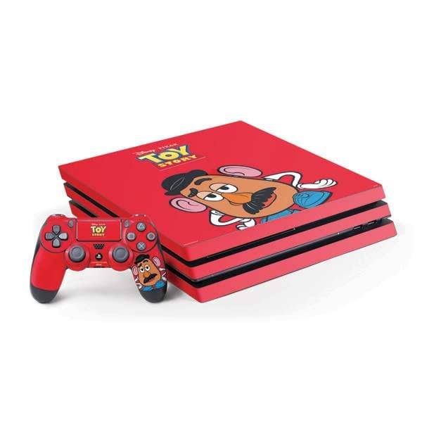 Skinit Decal Gaming Skin Compatible with PS4 Pro Bundle - Officially Licensed Disney Toy Story Mr Potato Head Design