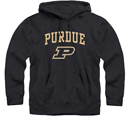 Barnesmith Purdue University Boilermakers Hooded Sweatshirt, Heritage, Black, Medium