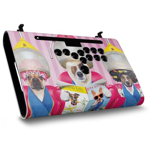 Gaming Skin Compatible with Victrix Pro FS-12 - Dog Divas - Premium 3M Vinyl Protective Wrap Decal Cover - Easy to Apply | Crafted in The USA by MightySkins