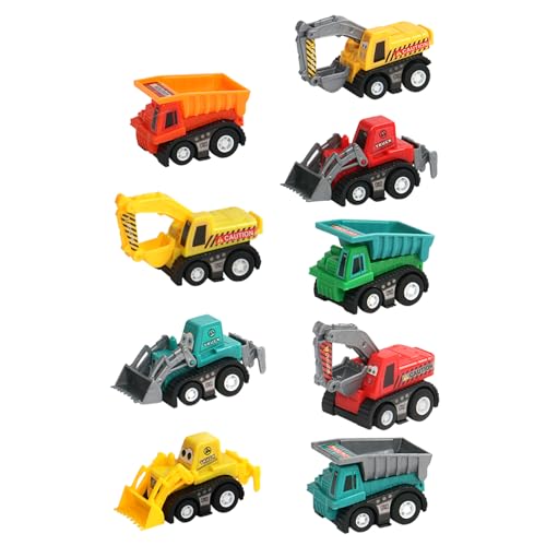 Fajiabao Construction Toy Cars for 3 4 5 Year Old Boys Toddler Toy Mini Pull Back Vehicles Small Truck Excavator Sand Toys Toddler Party Favors Kids Birthday Gift Classroom Prize(Color Random)