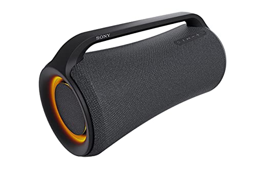 Sony SRS-XG500 X-Series Wireless Portable Bluetooth Boombox Party-Speaker with Big Powerful Sound, IP66 Water-resistant and Dustproof, 30 Hour-Battery, LED Ring Lighting for Home and Outdoor